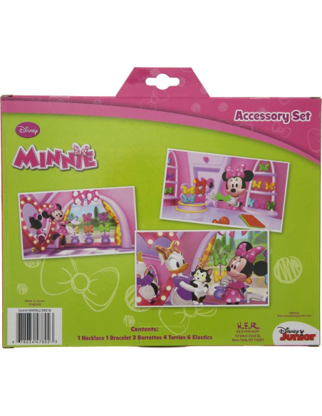 Set de Accesorios Disney Minnie Bowtique 15 Piezas Joyería