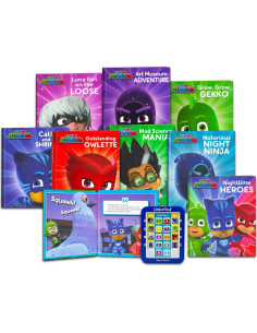 Lector Electrónico PJ Masks Me Reader Crenstone + 8 Libros 2