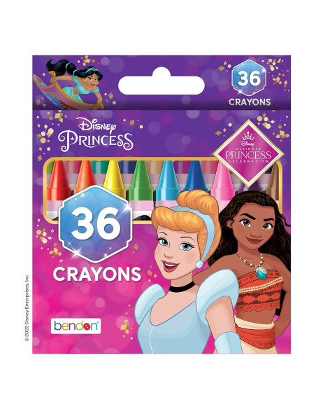 Crayones Disney Princesa Bendon 36 Piezas en Caja