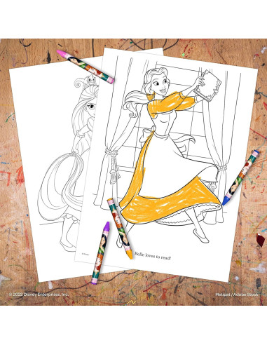 Crayones Disney Princesa Bendon 36 Piezas en Caja