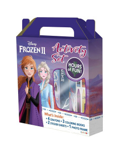 Set de Colorear Disney Frozen 2 Anna y Elsa con Crayones 2