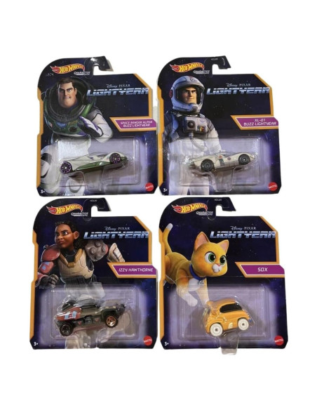 Conjunto de Coches Diecast Hot Wheels Disney Pixar Lightyear