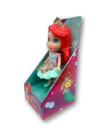 Muñeca Mini Poseable Disney Ariel 15 cm para Regalo