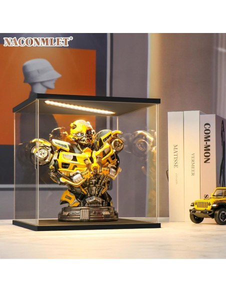 Caja de Exhibición Acrílica Iluminada Naconmlet 30x25x30cm para LEGO Winnie The Pooh