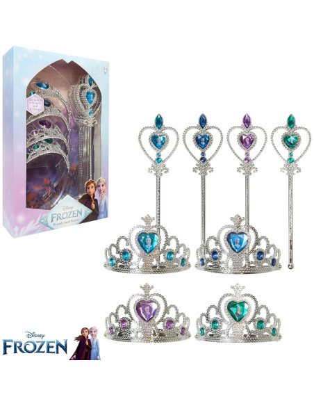 Conjunto de Tiara y Varita LUV HER Frozen - 8 Piezas