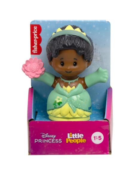 Figura Princesa Tiana Little People Mattel 8.9x6.4x5.1cm