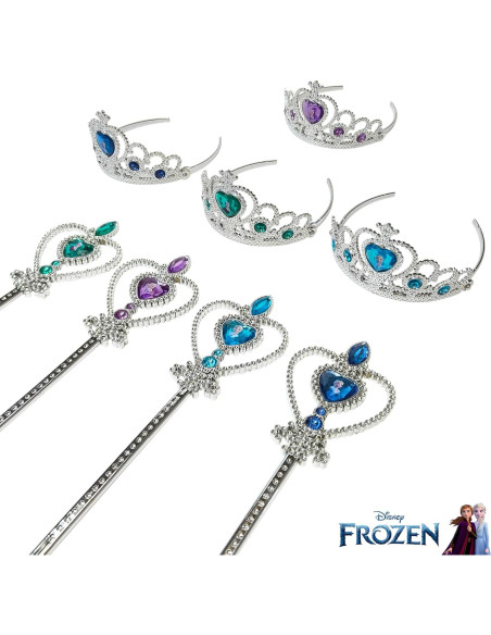 Conjunto de Tiara y Varita LUV HER Frozen - 8 Piezas