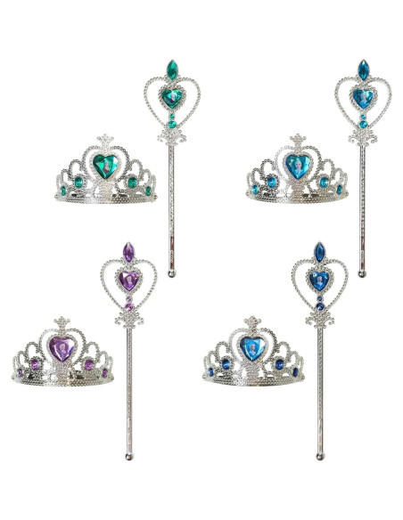 Conjunto de Tiara y Varita LUV HER Frozen - 8 Piezas