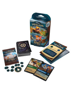 Mazo Disney Lorcana Mar de Azurita Ravensburger 60 cartas
