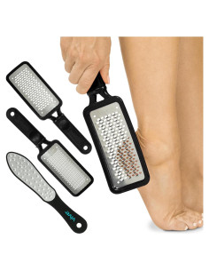 Juego de 3 Limadoras de Pies Vive - Acero Inoxidable