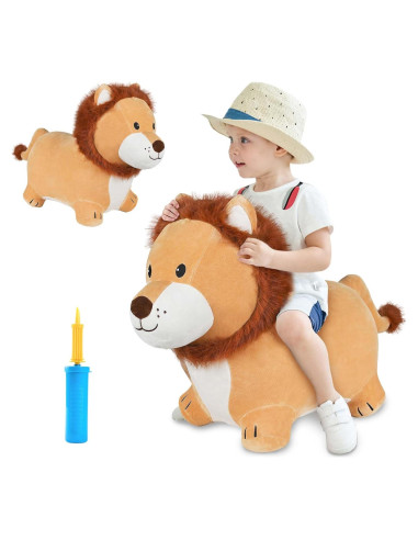 Saltarín Inflable León iPlay, Juguete para Niños 2-5 Años