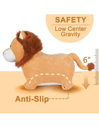 Saltarín Inflable León iPlay, Juguete para Niños 2-5 Años