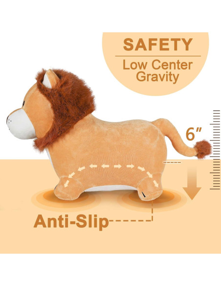 Saltarín Inflable León iPlay, Juguete para Niños 2-5 Años