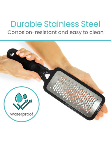 Juego de 3 Limadoras de Pies Vive - Acero Inoxidable