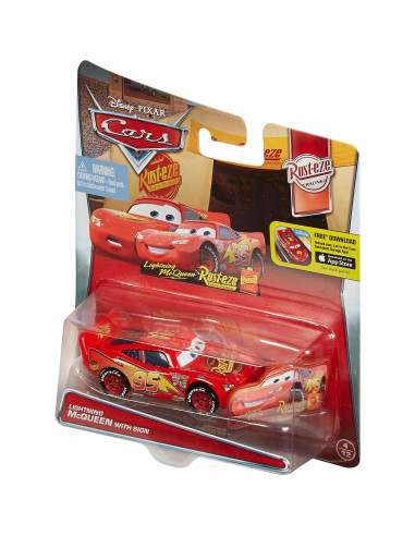 Vehículo de Metal Fundido Disney Cars Rayo McQueen 1:55