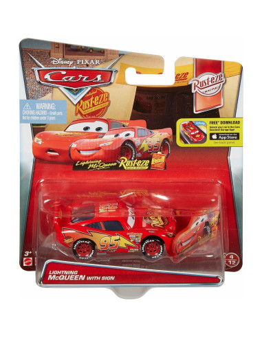 Vehículo de Metal Fundido Disney Cars Rayo McQueen 1:55