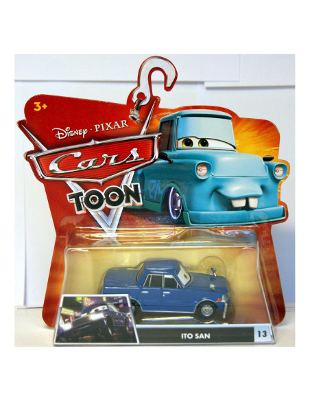 Coche de Fundición Disney Pixar Cars Toon Ito San 7.62 cm