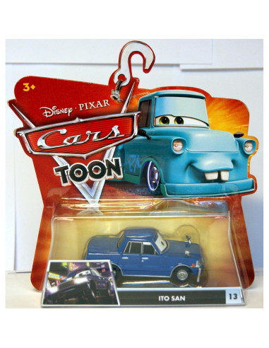 Coche de Fundición Disney Pixar Cars Toon Ito San 7.62 cm