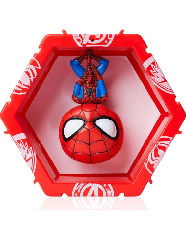 Figura Bobble-Head Iluminada Spiderman WOW! PODS Marvel