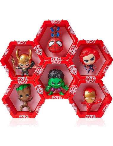 Figura Bobble-Head Iluminada Spiderman WOW! PODS Marvel