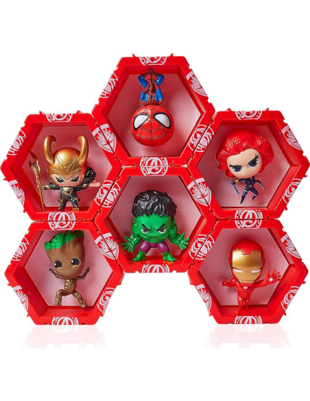 Figura Bobble-Head Iluminada Spiderman WOW! PODS Marvel