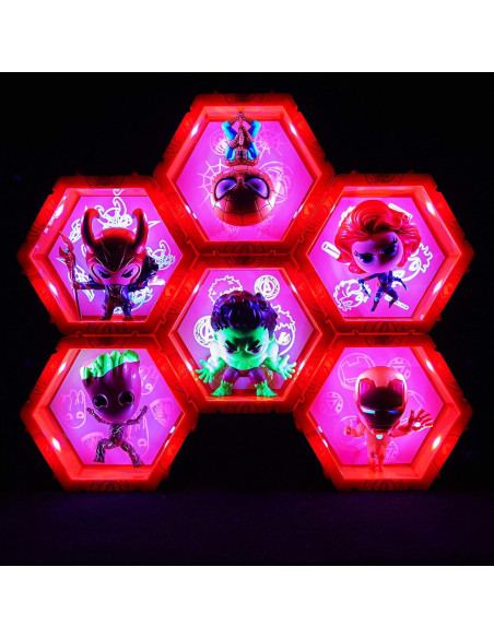 Figura Bobble-Head Iluminada Spiderman WOW! PODS Marvel