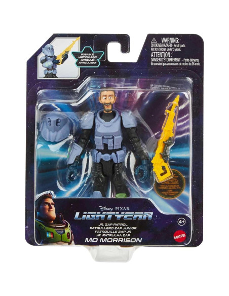 Figura de acción Mo Morrison Mattel Lightyear Jr. Zap Patrol 13.84 cm