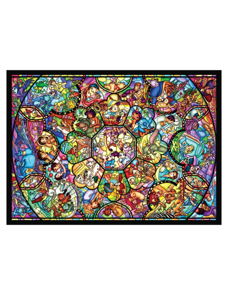 Rompecabezas de Vidrio Templado Tenyo Disney All Star 35x49cm