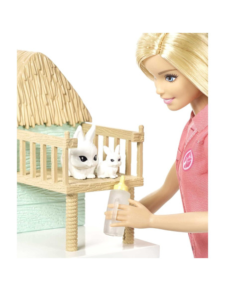 Muñeca Barbie Veterinaria y Centro de Rescate de Animales