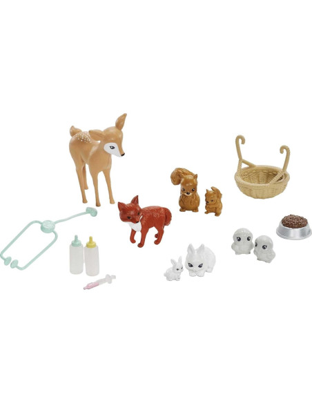 Muñeca Barbie Veterinaria y Centro de Rescate de Animales
