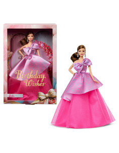 Muñeca Barbie Deseos de Cumpleaños Mattel 33 cm Rosa