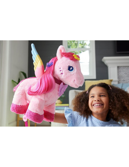 Peluche Pegasus Caminante Barbie 27,94 cm con Sonido