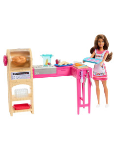 Muñeca Teresa Barbie Receta de Amistad Juego de Cocina 20 Acc.