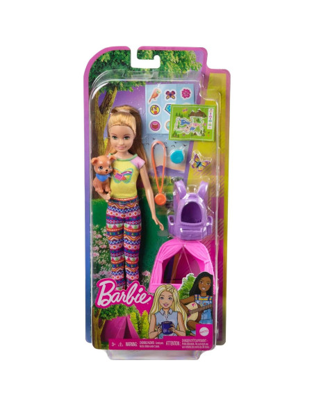 Muñeca Stacie Barbie It Takes Two Set Camping Accesorios