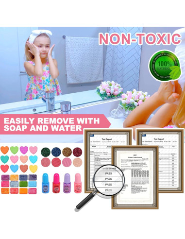 Kit de Maquillaje Lavable para Niñas Teensymic 54 Piezas
