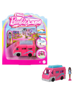 Muñeca Barbie Mini BarbieLand con DreamCamper 3,81 cm