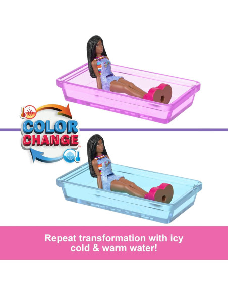 Muñeca Barbie Mini BarbieLand con DreamCamper 3,81 cm