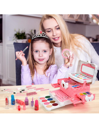 Kit de Maquillaje Lavable para Niñas Teensymic 54 Piezas