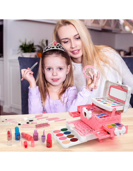 Kit de Maquillaje Lavable para Niñas Teensymic 54 Piezas