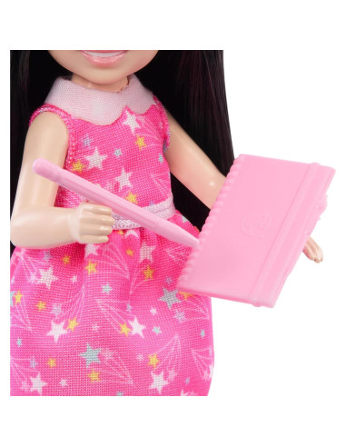 Muñeca Chelsea Astrónoma Mattel con 6 Accesorios