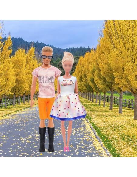 27 Piezas Ropa y Accesorios para Muñecas 11.5" y 12"