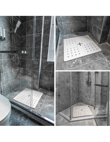 Alfombrilla Antifatiga BOWERBIRD Cuadrada 68.58x68.58cm Crema