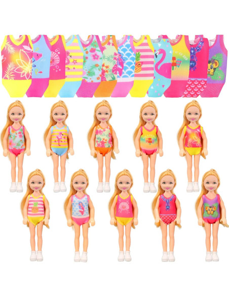 Set de Ropa y Accesorios para Muñecas ZITA ELEMENT 16 Pcs