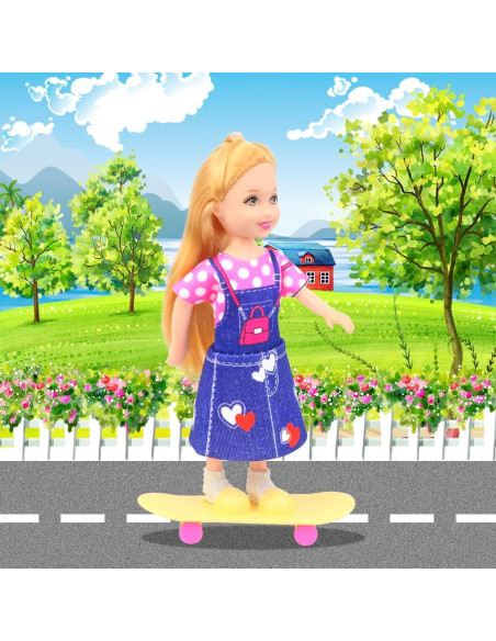 Set de Ropa y Accesorios para Muñecas ZITA ELEMENT 16 Pcs