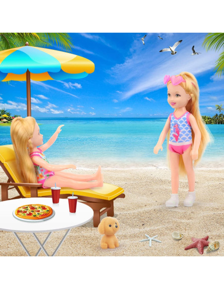 Set de Ropa y Accesorios para Muñecas ZITA ELEMENT 16 Pcs