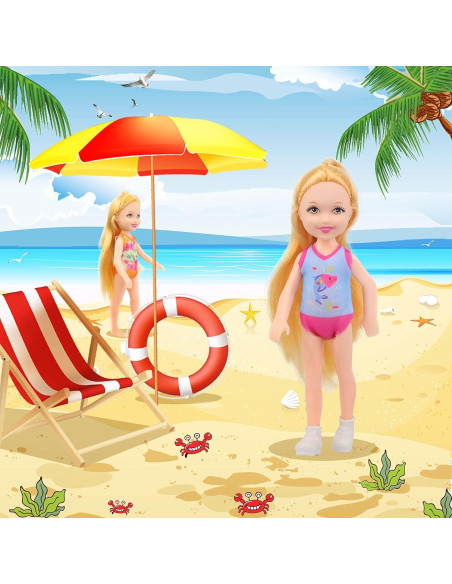 Set de Ropa y Accesorios para Muñecas ZITA ELEMENT 16 Pcs