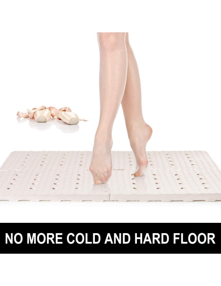 Alfombrilla Antifatiga BOWERBIRD Cuadrada 68.58x68.58cm Crema