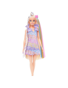 Muñeca Barbie Divertida y Elegante con Cabello Largo y Accesorios