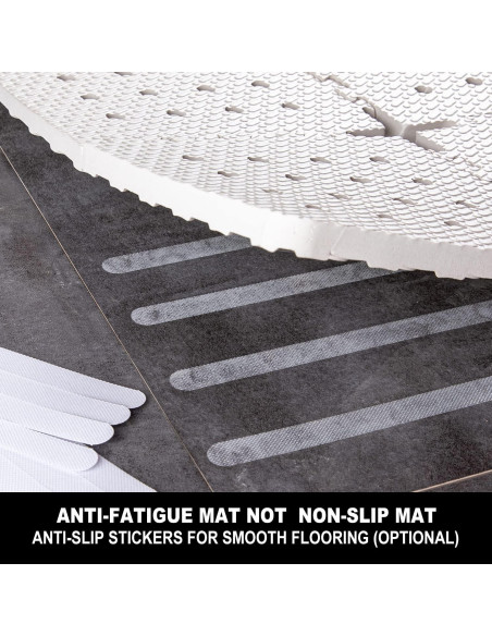 Alfombrilla Antifatiga BOWERBIRD Cuadrada 68.58x68.58cm Crema