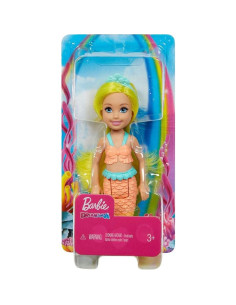 Muñeca Sirena Chelsea Barbie Dreamtopia 16.5 cm Amarilla 2